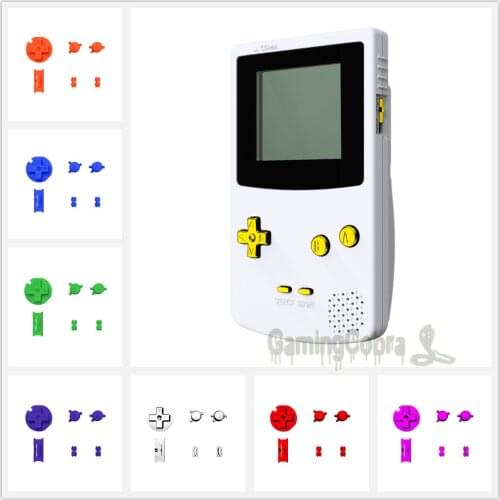 EXtremeRate GBC Replacement Full Set Buttons for Gameboy Color - Handheld Game Console NOT Included
