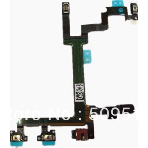 A quality Power Switch On Off Flex Cable Ribbon for iPhone 5 5G Free shipping