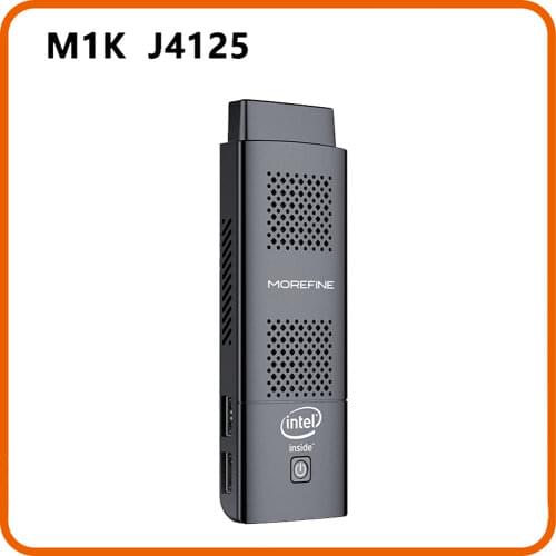 M1K Intel Celeron J4125 Windows 10 Mini PC Stick 6GB LPDDR4 128GB/256GB eMMC MINI Pocket Computer