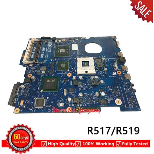 Mainboard For Samsung NP-R519 R719 R717 R517 R519 Laptop Motherboard BA41-01148A BA41-01147A BA41-01146A PM45 DDR2