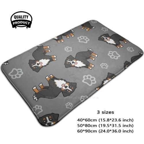Bernese Mountain Dog Soft House Family Anti-Slip Mat Rug Carpet