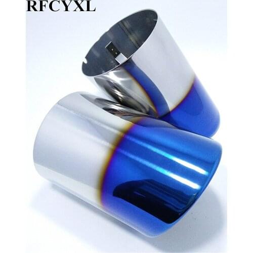 Car Exhaust Muffler Tip Tail Pipe For Mazda CX-5 cx 5 cx5 kf 2012 2013 2014 2015 2016 2017 2018 2019 Stainless Car Accessories