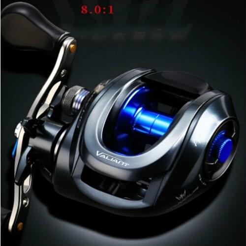 Baitcasting Reel High Speed 8.0:1 Gear Ratio 18BB Fresh/Saltwater Fishing Wheel 8kg Max Drag Carretilha De Pesca Distant Wheel