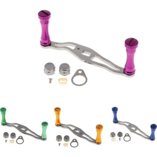 Aluminum Alloy Fishing Reel Handle Baitcasting Reel Handle with Fittings Replacement Parts