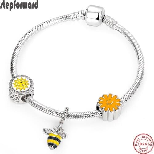 Step Forward Silver Bracelets