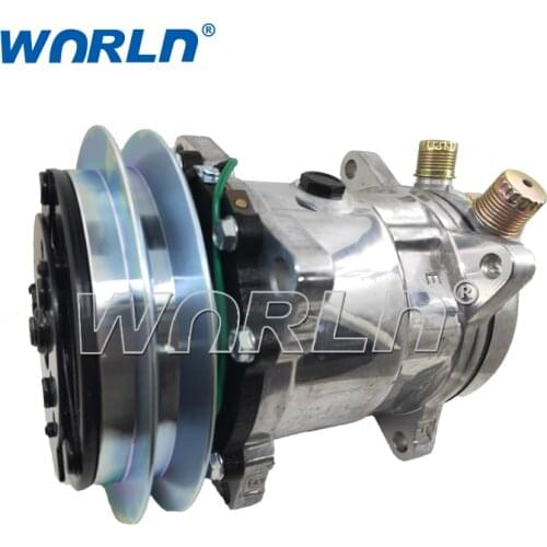 24V Universal Compressor AC Truck Pumps For Isuzu 508 1B 152MM Model