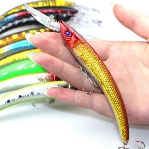 1PCS Fishing Lure Wobbler Big Crank Bait Minnow Bass Trolling Hard Bait155mm/16g Artificial Bait Pike Carp Lures Fishing tackle