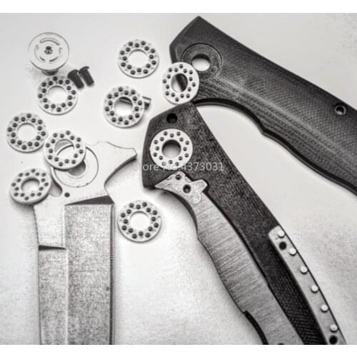 2pcs flipper tool Part for Russian Knife Ceramic ball bearing Quick opening tools