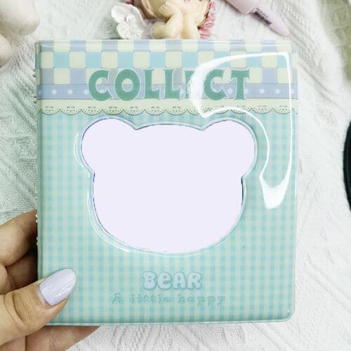 3 Inches Bear Hollow Photo Album Bear Hollow Insert Photo Album PP Photo Album Cute Photo Album PVC Mini Photo Album Cute bear