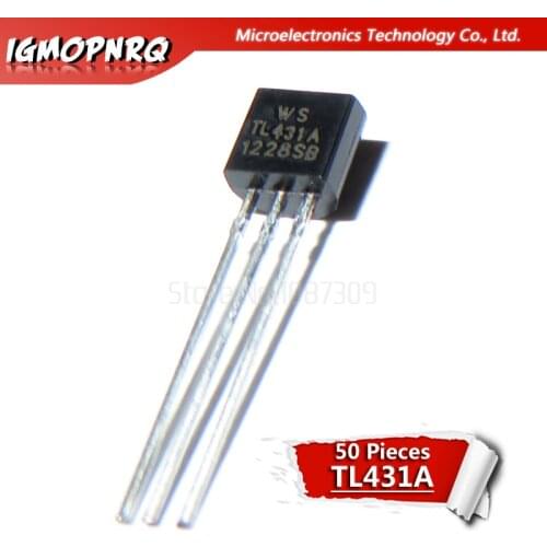 50pcs TL431A TL431 Voltage References 2.5-36V Prog Adjust TO-92 new original