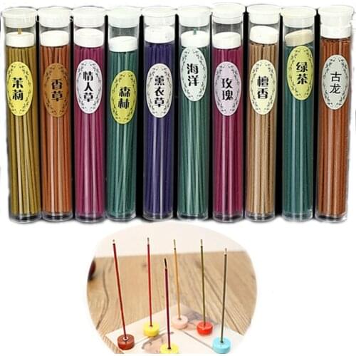 60Pcs Incense Plant Aroma Smokeless Rattan Aromatherapy Toilet Room Purification Air Soothing Relaxation Indian Aromatherapy