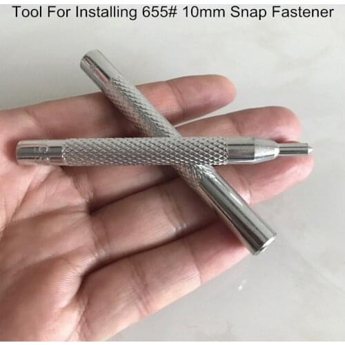 Free Shipping - Requisite Tool For Installing 655# 10mm Snap Fastener,Good Assistant For DIY Round Rivet Buttons