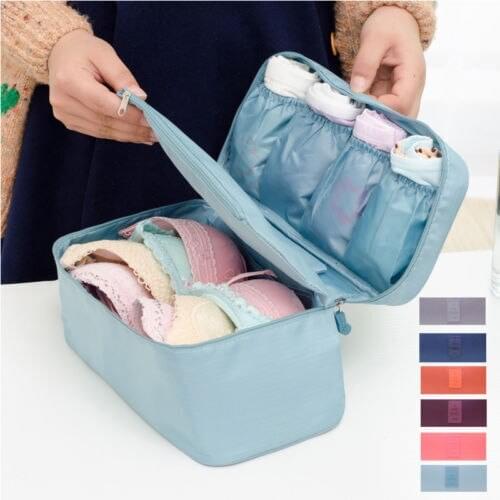 Bra Underware Drawer Organizers Travel Storage Dividers Box Bag Socks Briefs Cloth Case Clothing Wardrobe Accessories Supplies