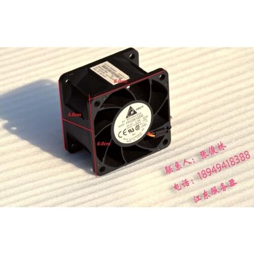 DELTA 6038 6CM 12V 0.78A FFC0612DE PWM server cooling fan