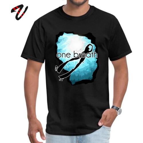 One breath Freediving T Shirts Slim Fit Russia Hip hop Mexican Crew Neck T-shirt Men Tops Shirts Tee Shirts VALENTINE DAY Gift