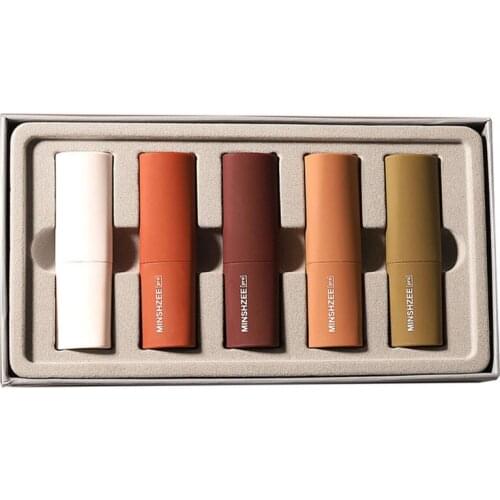 MINSHZEE 5 Colors Lip Gloss Tubes Empty Refillable Lip Balm Bottles Clear Plastic Lip Gloss Container DIY Lipstick Tool