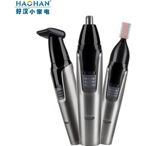Nose Hair Trimmer MultiFunctional 3-in-1 Electrics Rechargeable Razor Trimmer Eyebrow Epilator Ear Nose Facial Trimmer Depilator