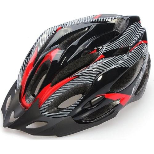 Fashion Carbon Fiber Shockproof Adjustable Mountain Bike Bicycle Cycling Helmet