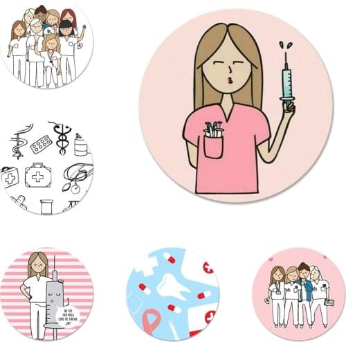 New Arrival Cartoon Medicine Nurse Doctor Dentist Badge Brooch Pin Accessories For Clothes Backpack Decoration gift