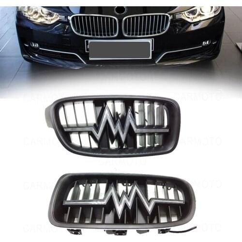 Front Lower Bumper Fog Light Lamp Cover Grille Grill For BMW 3 Series 2014-2018 E46 E90 F30 F34 F35 E92 E93 F80 car styling