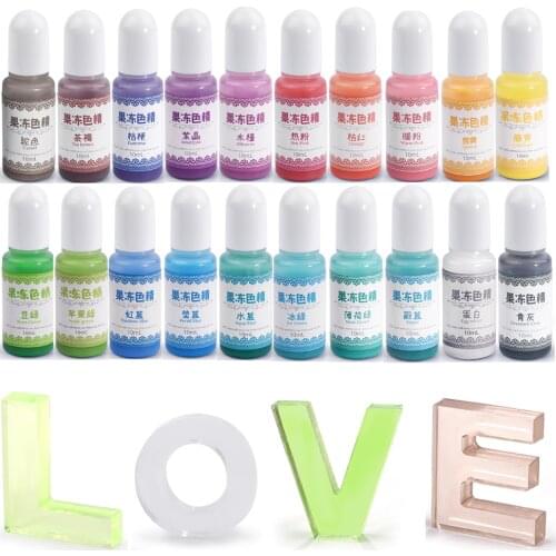 10ML Epoxy Resin Diffusion Pigment Alcohol Ink Liquid Colorant Dye Ink Diffusion Epoxy Resin Pigment for Resin Crafts