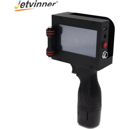 Jetvinner Handheld Printers Portable Inkjet Printer for QR Code/ Bar Code/ Date/ Number/ Letter for Plastic/ Metal/ Food Packing