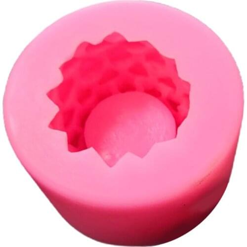 R58E 3D Pine Cone Candle Holder Epoxy Resin Mold Candlestick Silicone Mould DIY Handmade Crafts Home Decoration Casting Tools