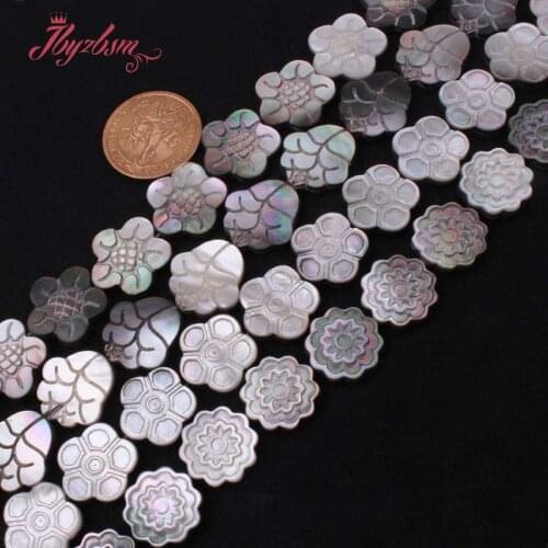 17,18,20mm Carved Coin Shape Shell Beads Nautral Stone Beads For DIY Necklace Bracelet Earring Jewelry Making 15" Free Shipping