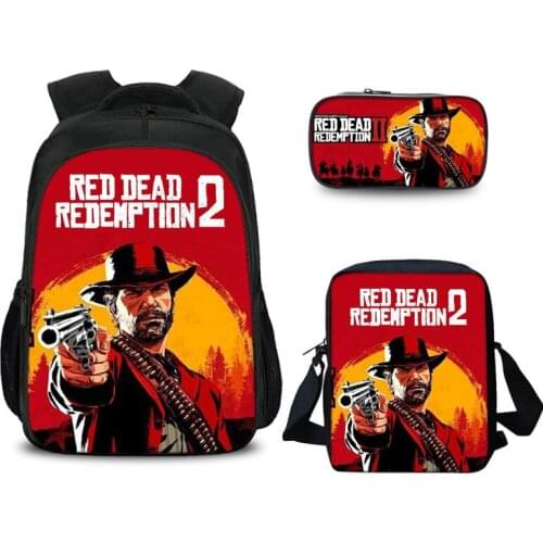 New Hot Redemption 2 Backpack Comfortable Mochila Teenagers Girl Traval Backpacks Hip Hop Printed Laptop Shoulder Bags 2021