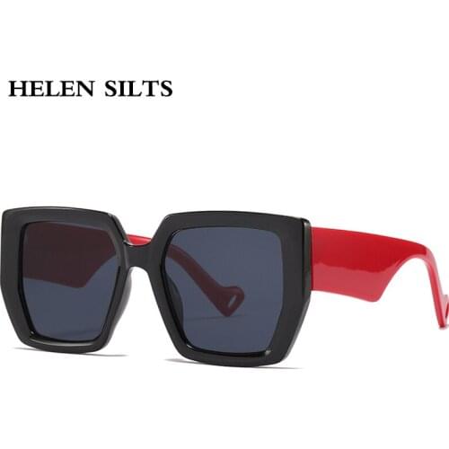 Vintage Punk Square Sunglasses Women Men Fashion Polygon Plastic Frame Sun Glasses Men Trend Black Shades UV400 Oculos Lady H167
