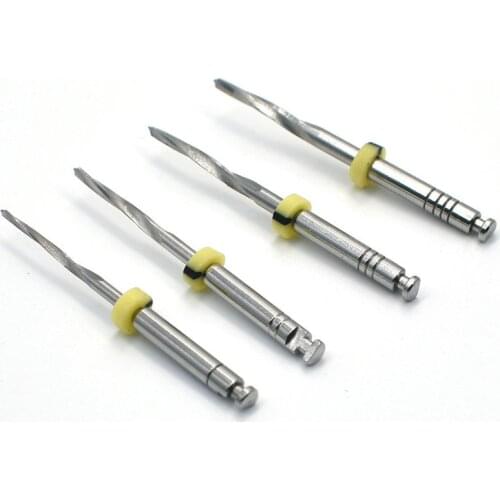 Dental Intrusment Reaming Drill Low-speed Machine Fiber Pile Preparation Drill Bit Tapered File Channel Drill Dentist Tool