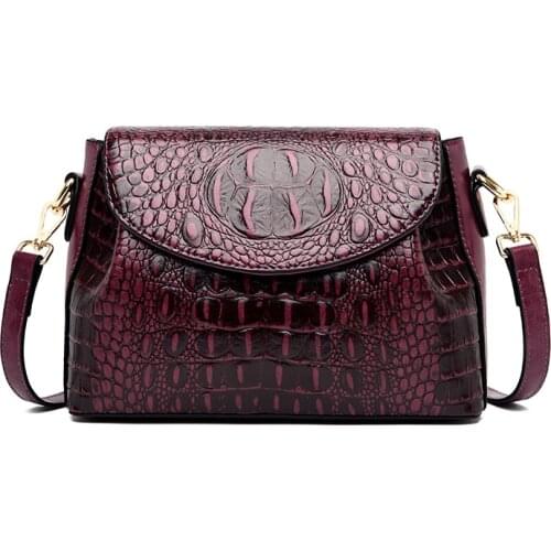 Bags for Women Crossbody Shoulder Bag Vintage Fashion Crocodile Pattern Luxury Handbags Fashion Women Leather Bags Designer Tote