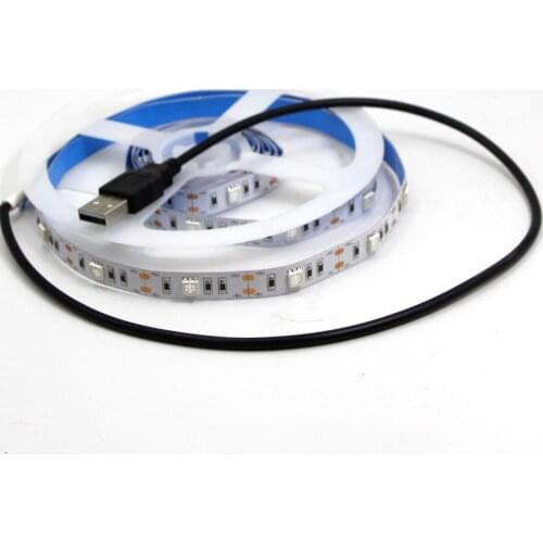 UV Led Strip light USB 5V 5050 SMD 30leds/m 395-405nm Ultraviolet Ray LED Diode Ribbon DJ Fluorescence Flexible Tape lamp 1m 2m