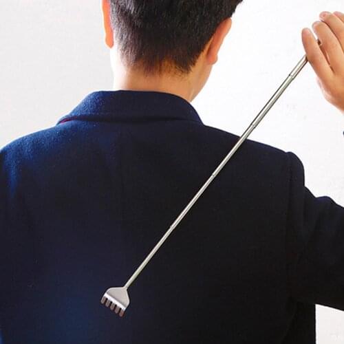 Telescopic Steel Tickling Rake Telescopic Rake Scratching Retractable Tickle Portable Back Itching Scratcher Mass M9E8