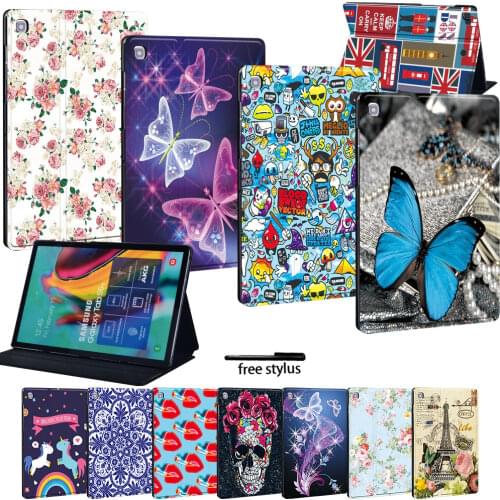 For Samsung Galaxy Tab S4 T830 T835 10.5"/S5e T720 T725/S6 T860/S6 Lite 10.4" P610 P615/S7 T875 11" Old Image Slim Tablet Case