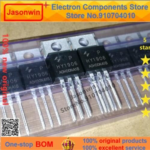 100% nuevo 50 unids/lote original MOSFET HY1906 HY1906P 120A 60V TO-220 Transistor