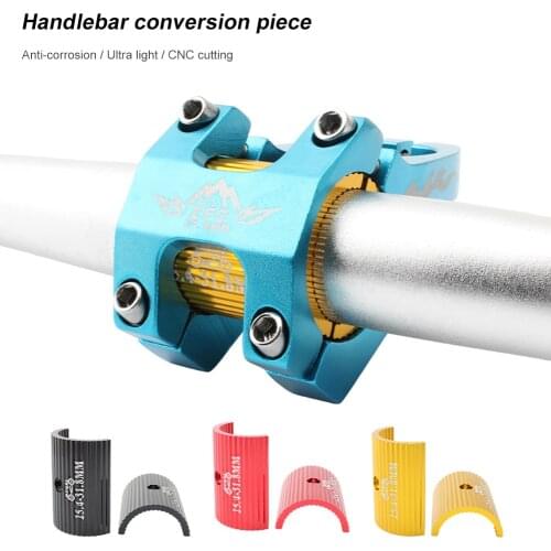 Ultra Light Bicycle Handlebar Conversion Sheet 25.4mm to 31.8mm/ 31.8mm to 35mm Aluminum Alloy Handlebar Pad For MTB Road Bike
