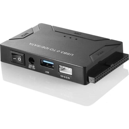 High Quality Three-purpose USB3.0 Sata 3 To SATA/IDE Multi-function Adapter 2.5 3.5 Inch HDD SSD Easy Drive Conversion Cable