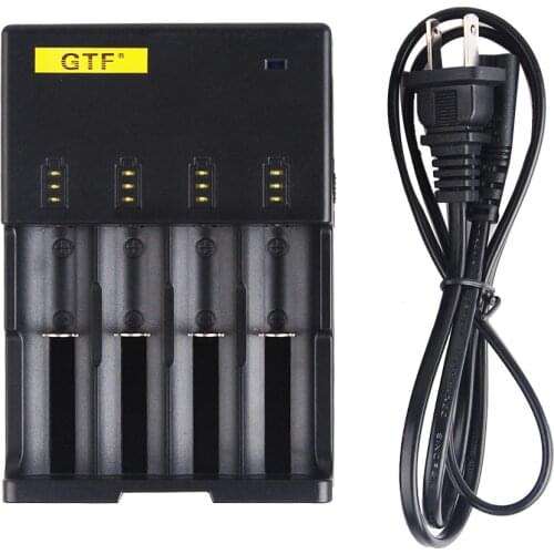 18650 Battery Charger Universal Lithium Battery Smart Charger for 26650 16340 18350 1.2V 3.7V AA /AAA NiMH Batteries EU/US plug