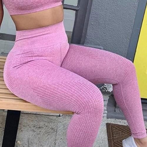 Women High Waist Sports Exercise Fitness Running Gym Slim Yoga Leggings Pants