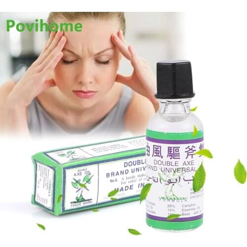 1Pcs 3ml Tiger Balm Mint Cooling Oil Cold Headache Dizziness Cream Mosquito Bites Muscle Pain Relief Body Massage Care Plaster