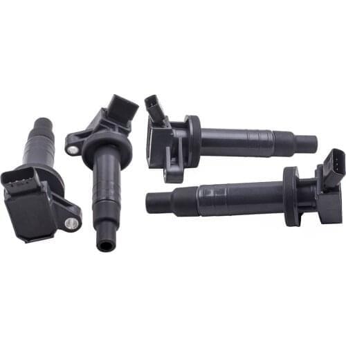 4pcs Ignition Coils for Toyota Corolla ZZE122 For MR2 ZZW30 1ZZ-FE 1.8L 2000-2007