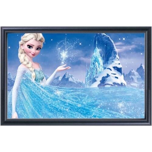 59*4cm DIY Diamond Cross Stitch Home Decor Paint Diamond Painting Embroidery Mosaic Round Full Diamond Romance Snow Needlework