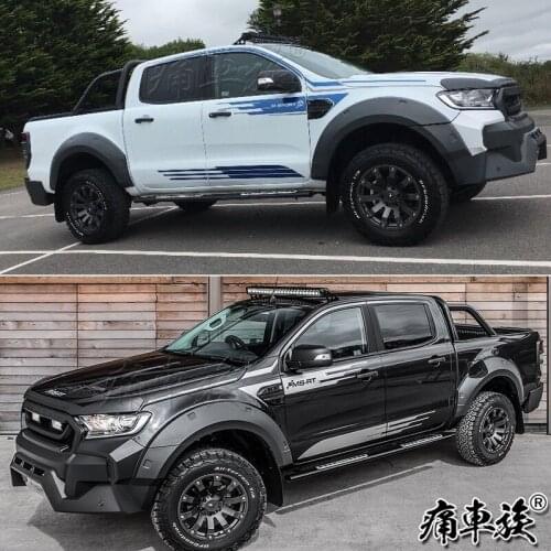 FOR Ford Ranger car stickers pull flowers pickup card decoration modified Ranger door car stickers