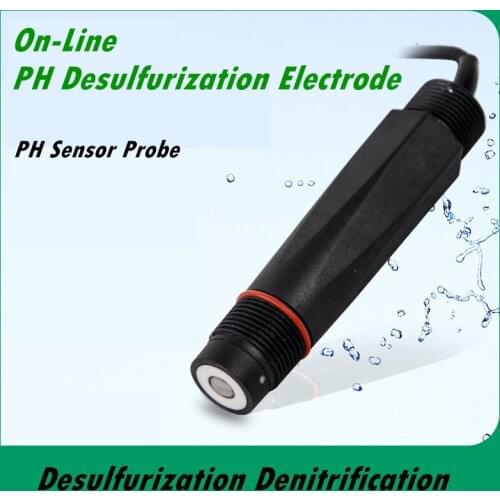 On Line PH Desulfurization Electrode PH Sensor Probe Desulfurization Denitrification PH Temperature Compensation Electrode