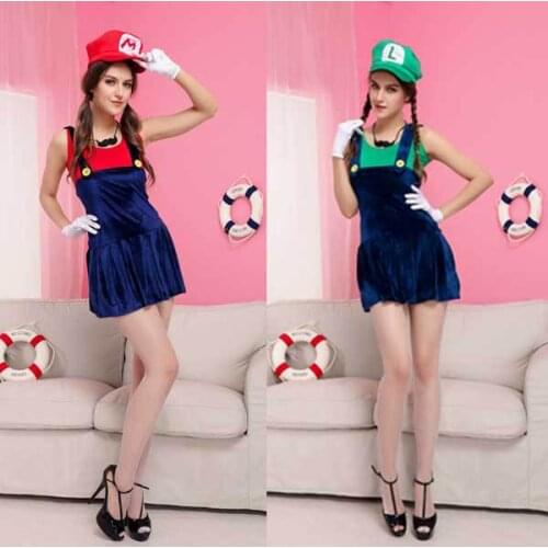 Hot Sale Pretty Plumber Costume Sexy Costumes Women 3S1518 Free Shipping Fancy Dress Costumes