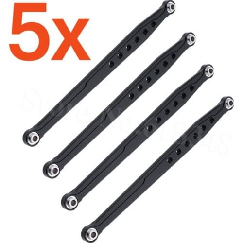 5 Sets/Lot OEM 1:10 Upgrade Parts OP Aluminum Rear Link Set for AXIAL SCX10 1/10 Rock Crawler 4WD SCX10-03 Metal