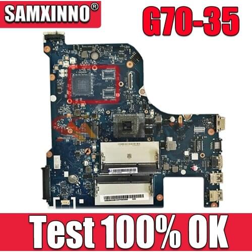 Akemy ORIGINAL laptop motherboard for Lenovo G70-35 CPU on board CG70A NM-A671 Mainboard WORKS