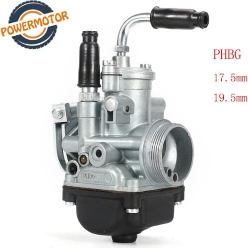 Motorcycle new Carb PHBG Carburetor For 50-100cc Engine 2 stroke 17.5mm 19.5mm racing motor PHBG17.5 PHBG19.5 Dellorto Model