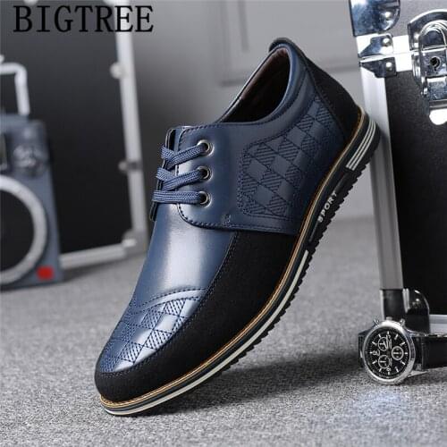 Casual Shoes Men 2020 Plus Size Coiffeur Men Shoes Leather Fashion Brown Dress Designer Shoes Men Sneakers Zapatos Oxford Hombre